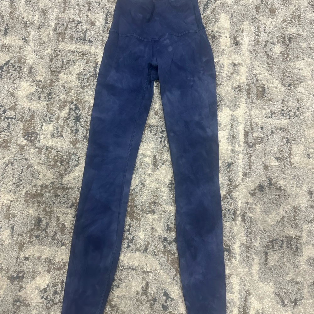 lululemon align leggings- graphite blue